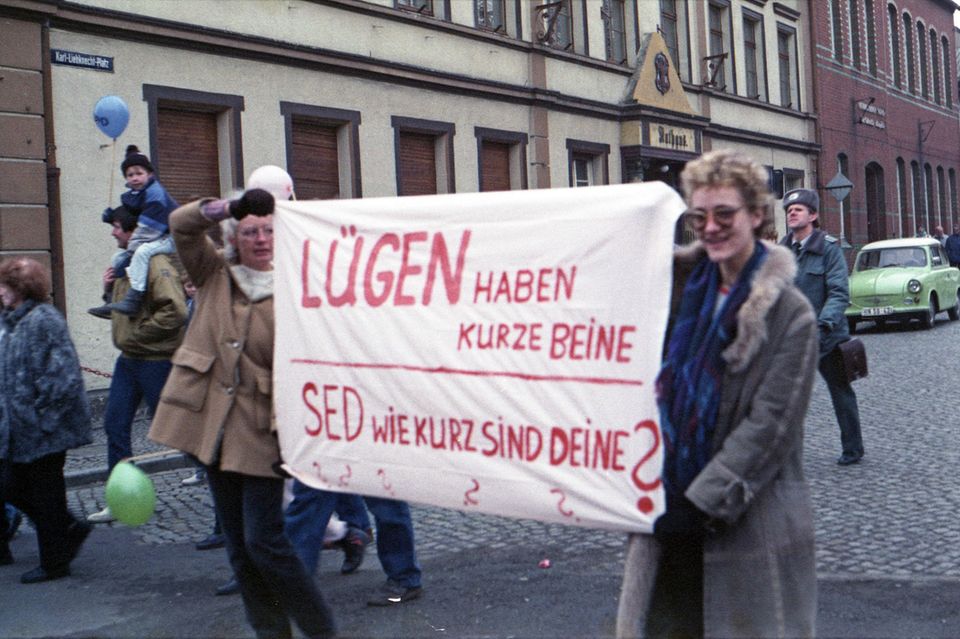 Proteste gegen das SED-Regime 1989 in Sachsen-Anhalt