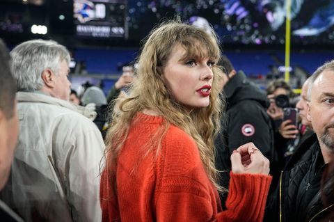 Sängerin Taylor Swift bei einem NFL Football Spiel