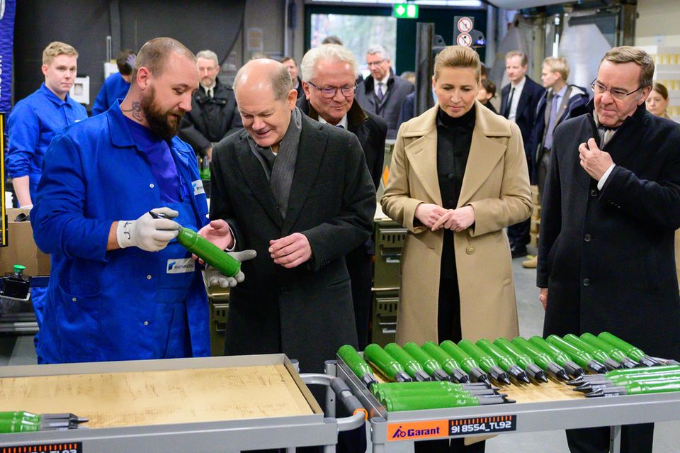 Rheinmetall-Produktionshalle in Unterlüß