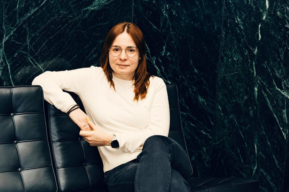 Alexandra Prokopenko beim Interview in den Räumen des Carnegie Russia Eurasia Center in Berlin