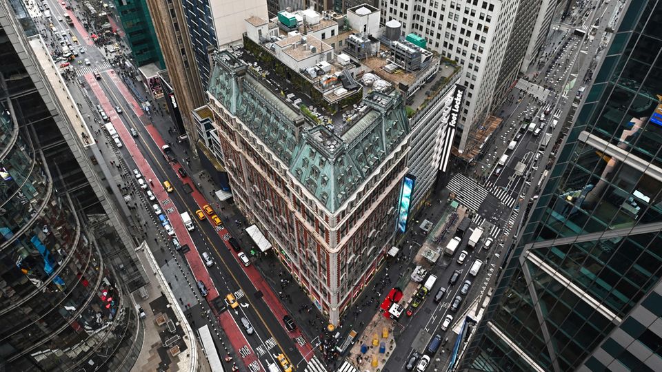 Straßenecke 42nd Street und Broadway in New York