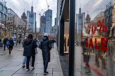 Fußgängerzone Zeil in Frankfurt