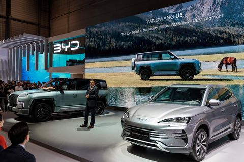 Präsentation neuer BYD-Modelle auf dem Genfer Autosalon 2024