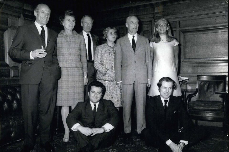 Ein Teil der Familie Rothschild 1967