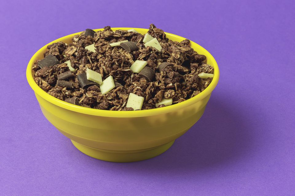 Eine Schale mit Knuspermüsli