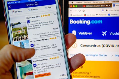 Buchungsseite von Booking.com