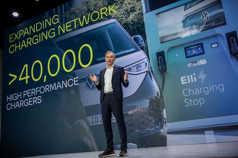 VW-Chef Oliver Blume spricht bei der Jahrespressekonferenz der Volkswagen Group