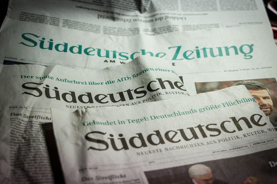 Druckausgaben der „Süddeutschen Zeitung“