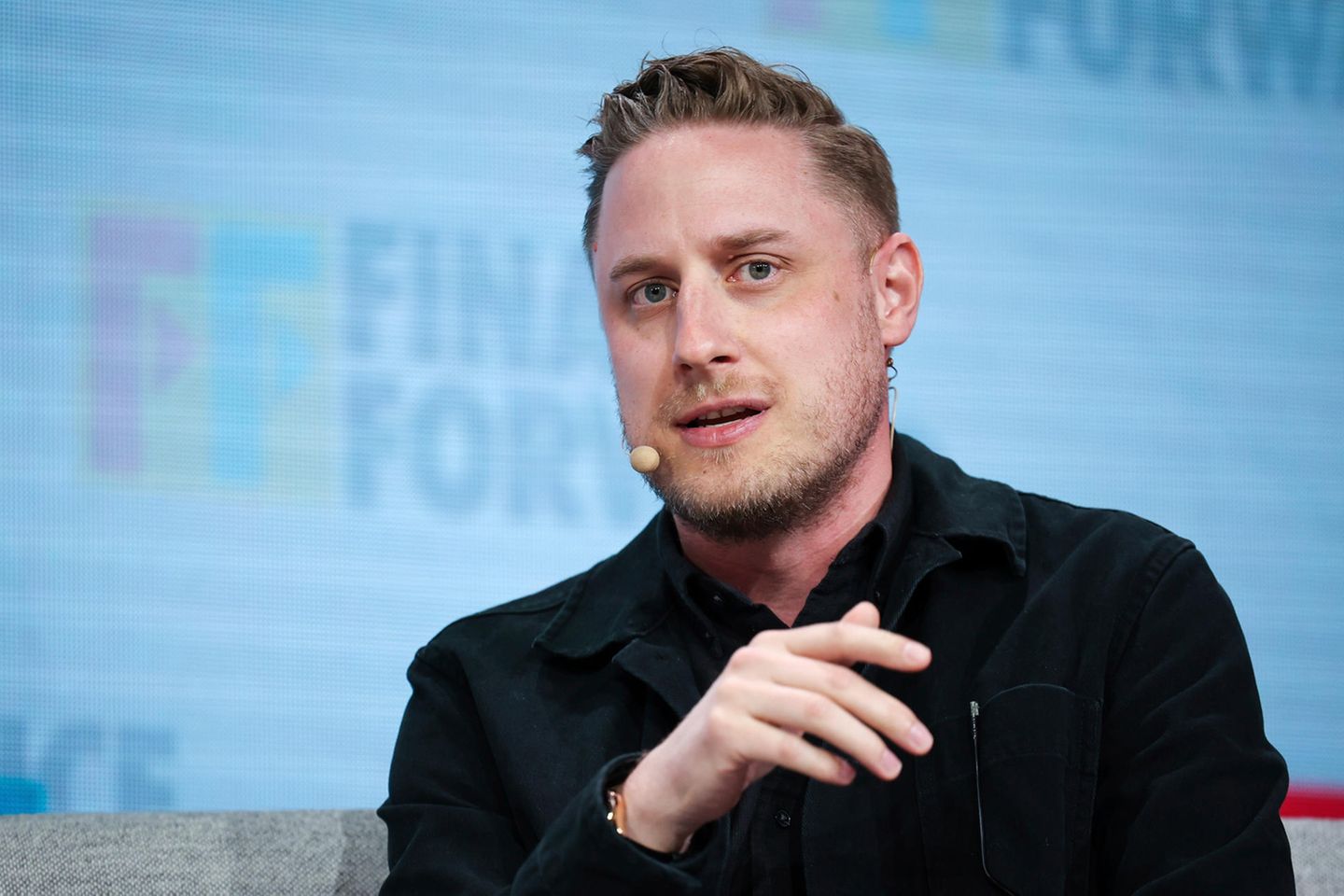 Leif Abraham, Gründer von Public.com, bei einem Gespräch auf der Finance Forward 23