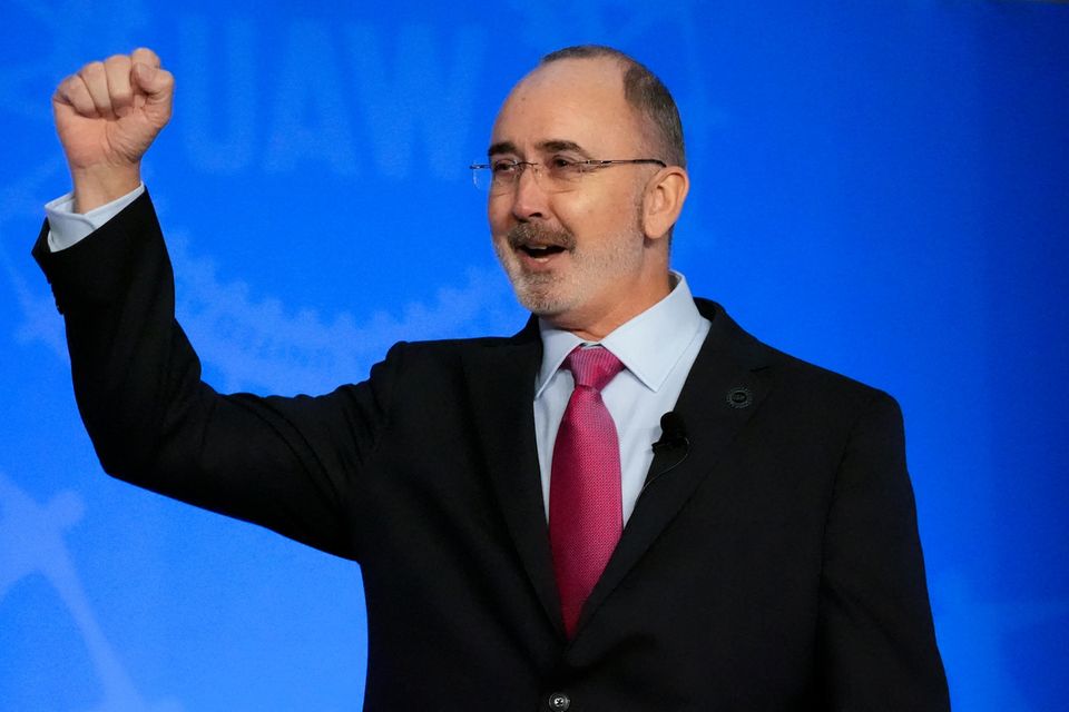 Shawn Fain, Präsident der mächtigen Autogewerkschaft UAW