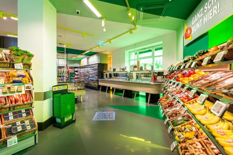 Veganer Rewe in Berlin