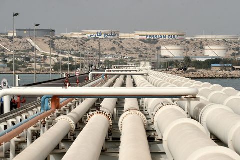 Öl-Terminal im Iran