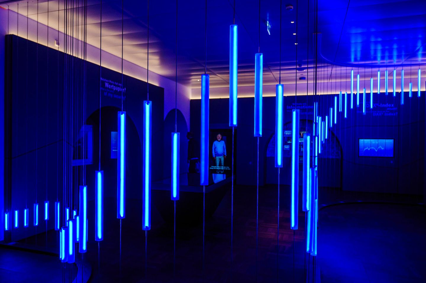 Kunstinstallation in der Börse Frankfurt