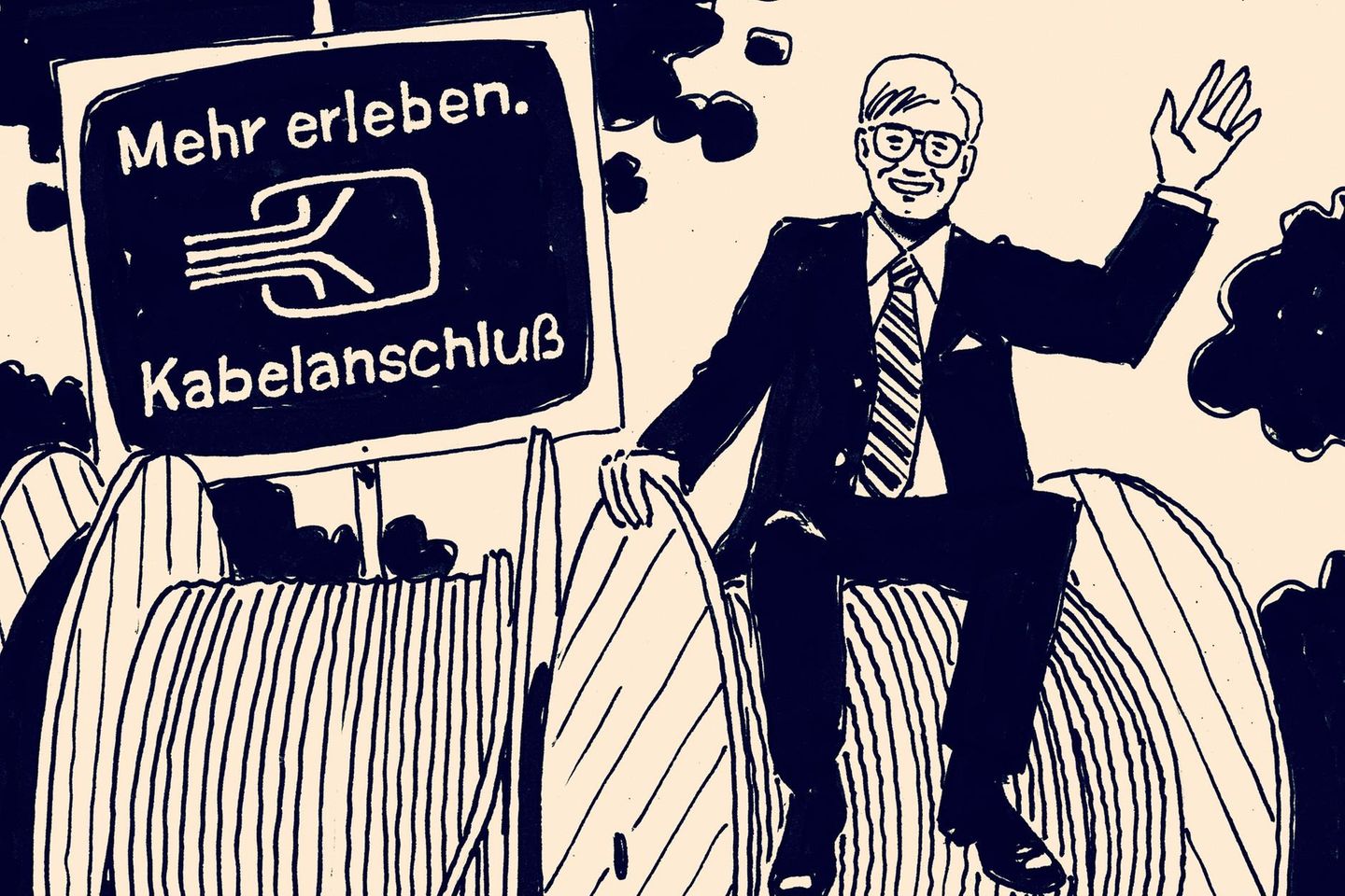 Freund des Kupferkabels und der Privatsender: Christian Schwarz-Schilling