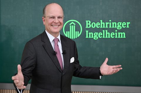 Hubertus von Baumbach, Vorsitzender der Unternehmensleitung des Pharmakonzerns Boehringer Ingelheim