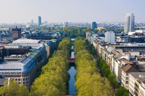 Von der Königsallee bis in die Peripherie haben die Immobilienpreise nachgegeben