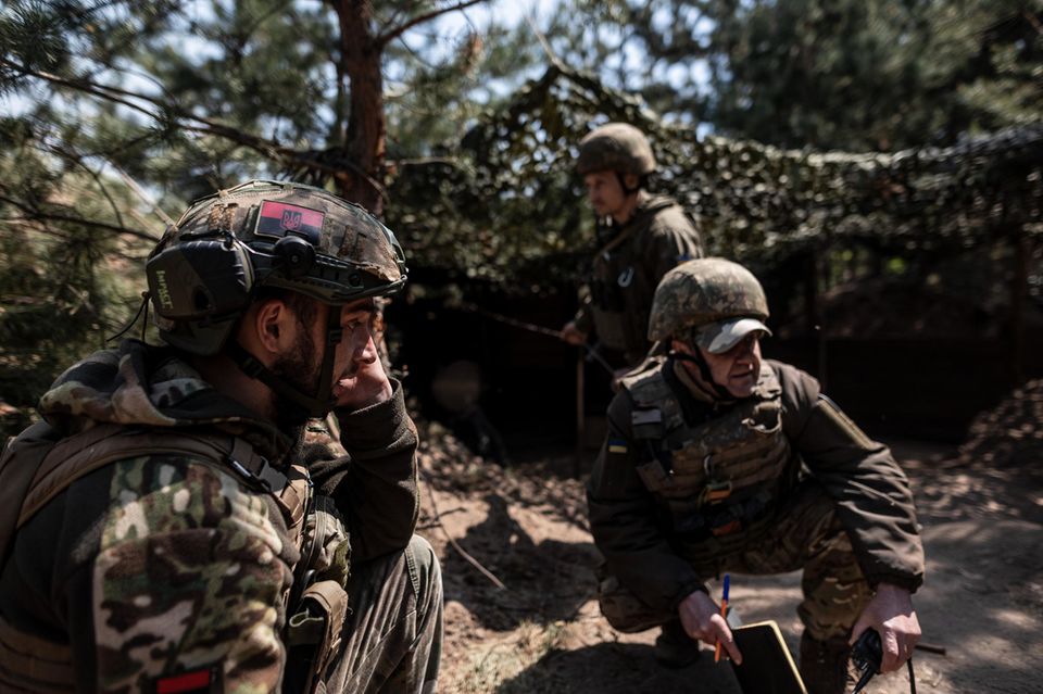 Truppen in der Ukraine: Ihnen könnte das Vermögen aus Russland helfen