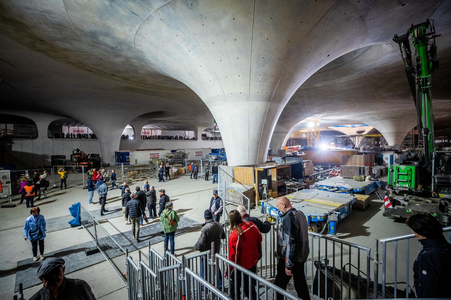 Baustelle von „Stuttgart 21“ am Stuttgarter Hauptbahnhof