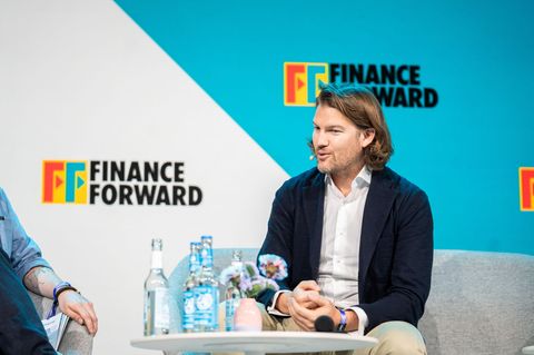N26-Gründer Valentin Stalf auf der Finance-Forward-Konferenz.