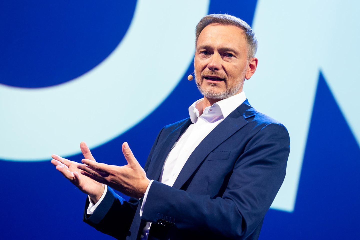 Bundesfinanzminister Christian Lindner sprach auf dem OMR-Festival darüber, wie man Zukunftstechnologien im Land behalten kann