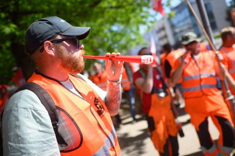 Streik in der Baubranche