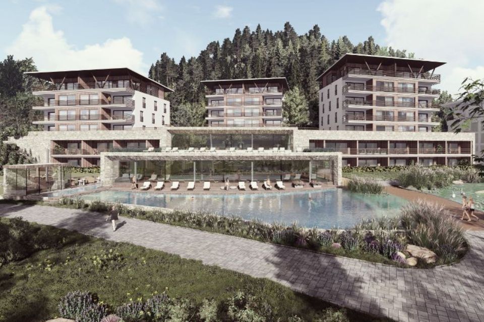 Durch einen neuen Anbau wird das Hotel Grand Tirolia in Kitzbühel bald noch mehr zu bieten haben