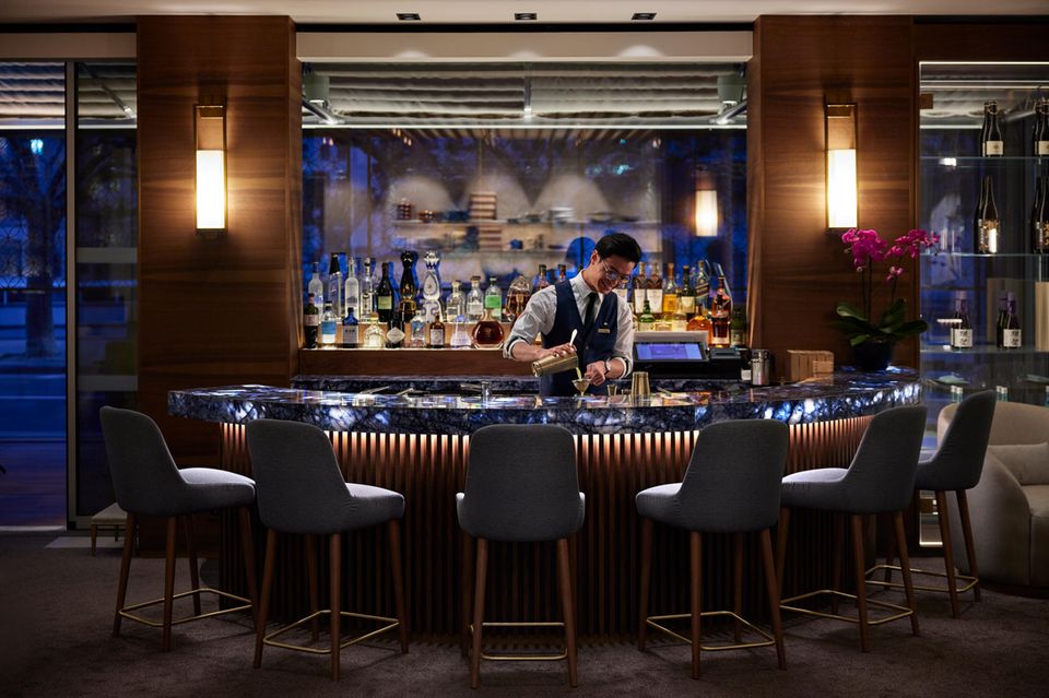 Die „MO Bar“ bietet neben Klassikern auch innovative Cocktail-Kreationen mit asiatischen Kräutertees