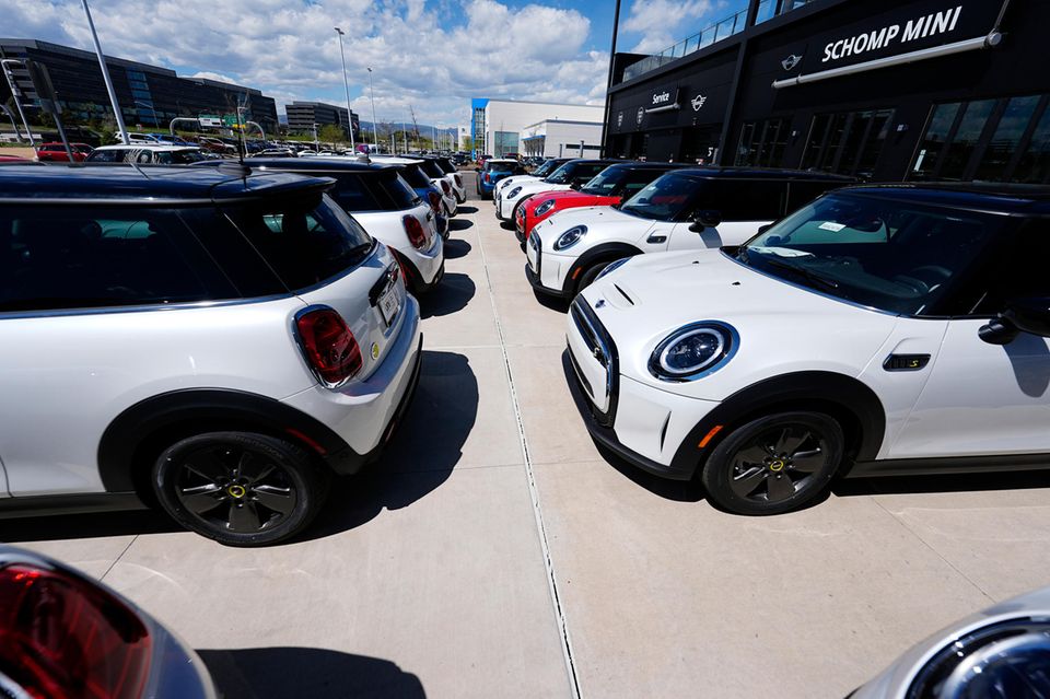 Die Elektroversion des Mini Cooper von BMW ist in den USA beliebt, aber auch sie wird in China hergestellt