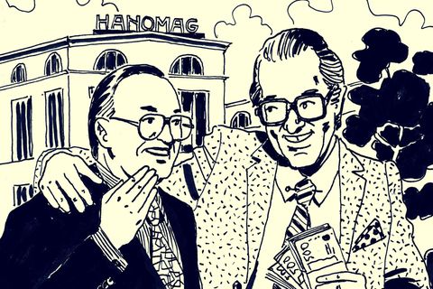 Horst-Dieter Esch (l.) und Ferdinand Graf von Galen