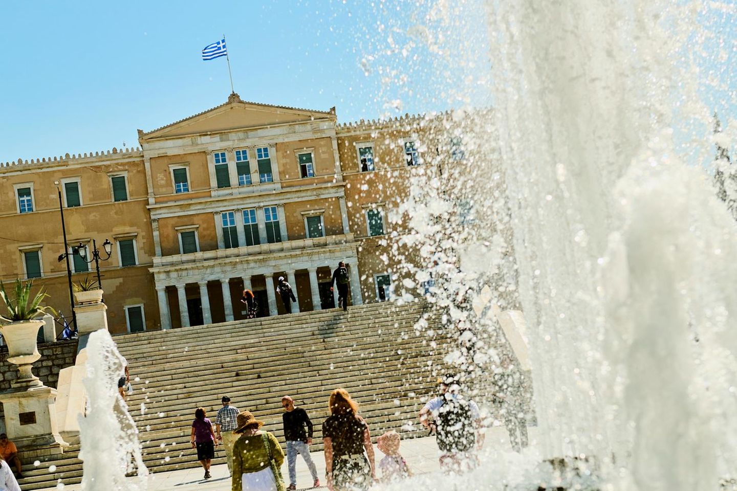 Griechisches Parlament am Athener Syntagma-Platz