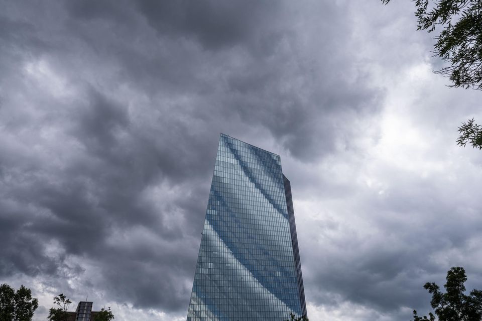 Die Europäische Zentralbank im Frankfurter Ostend