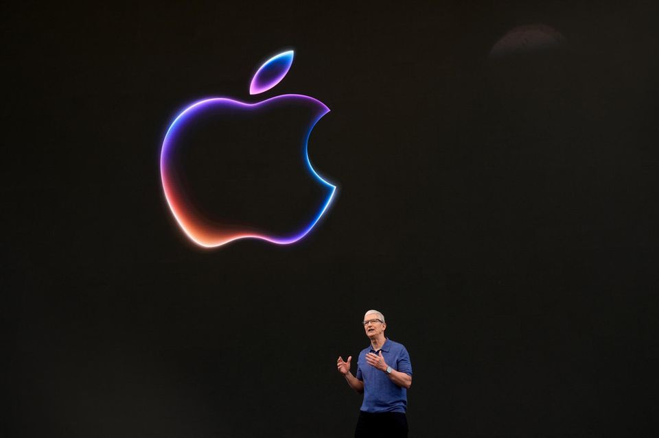Tim Cook bei der Apple-Konferenz