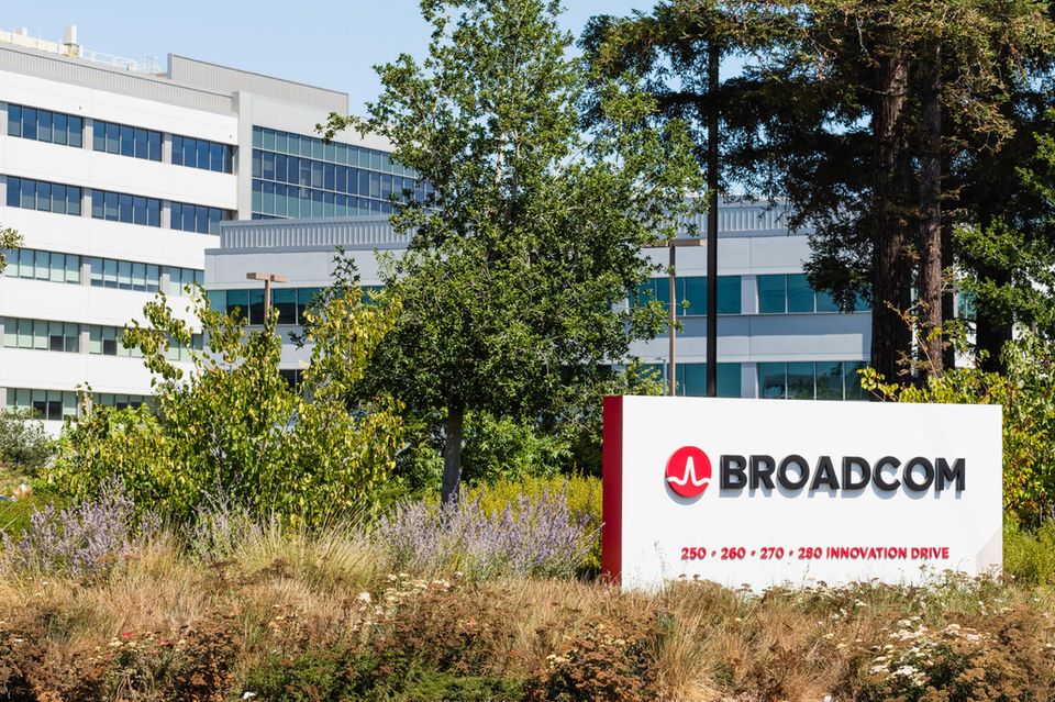 Broadcom-Zentrale im Silicon Valley