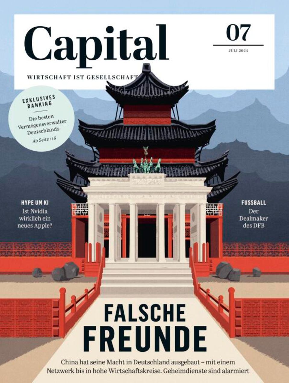 Das Netzwerk von Chinas Lobbyisten in Deutschland ist Titelthema der neuen Capital, die am 22. Juni erscheint