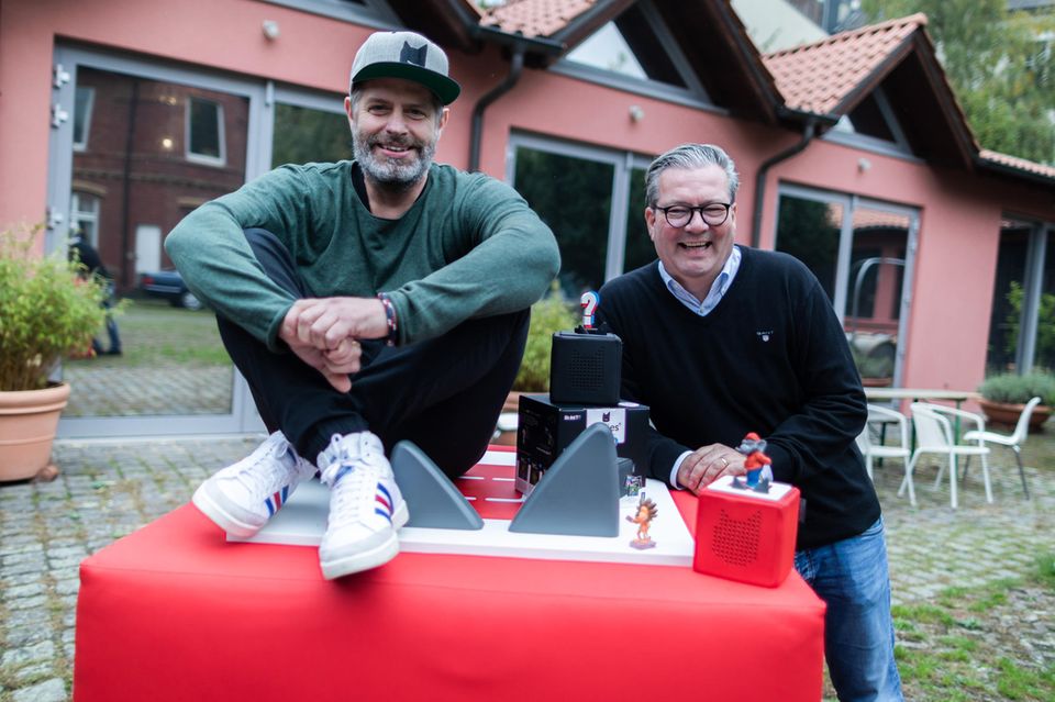 Die beiden Tonies-Erfinder Marcus Stahl (rechts) und Patric Faßbender gehören zu den Gründern, die in den letzten Monaten ihren Abschied verkündet haben