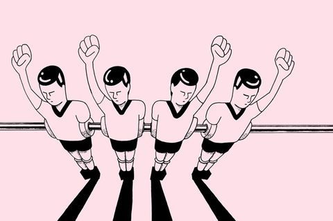 Die erhobene Arbeiterfaust hat man lange eher nicht in Start-ups gesehen