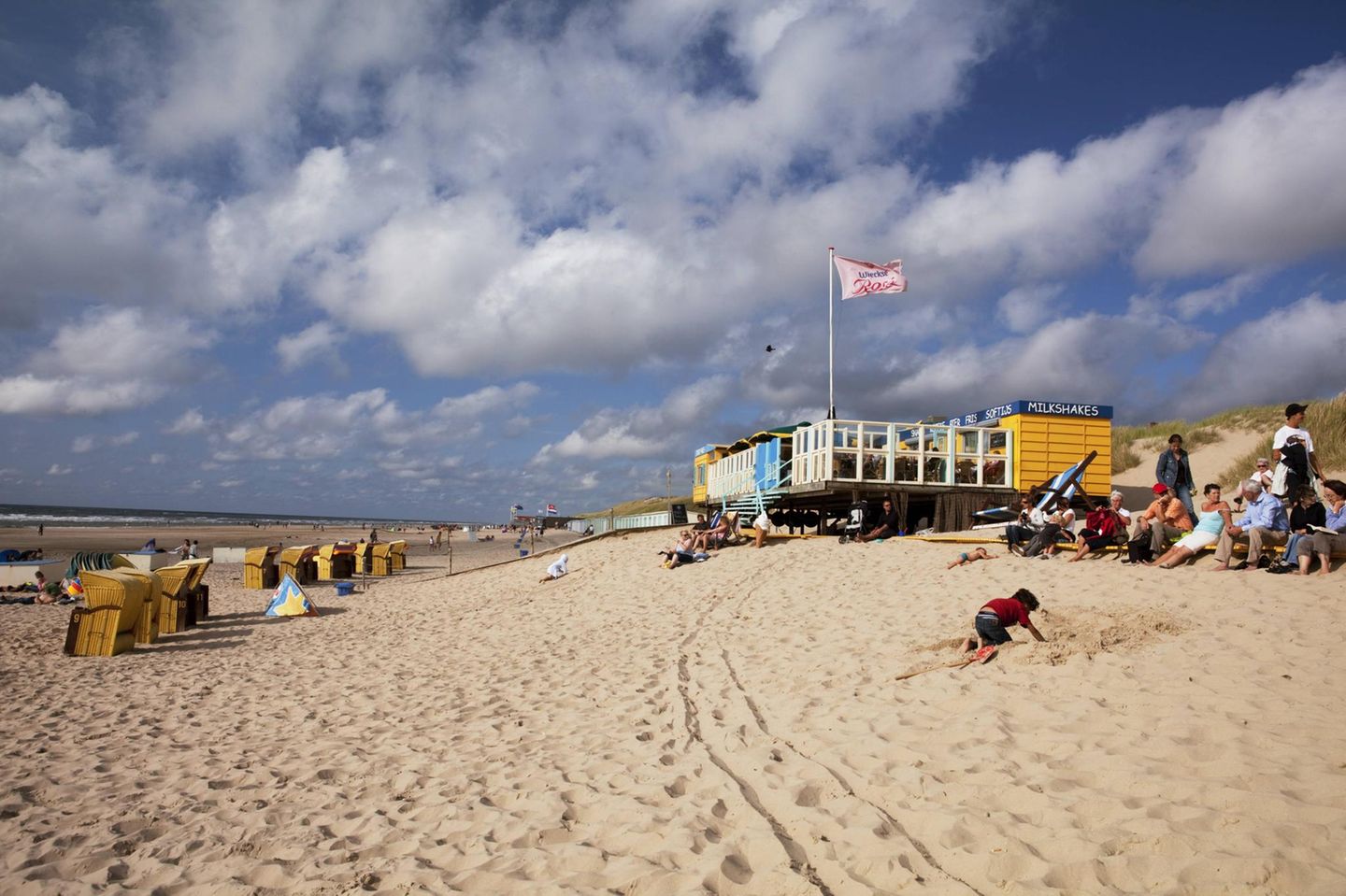 Strand in den Niederlanden