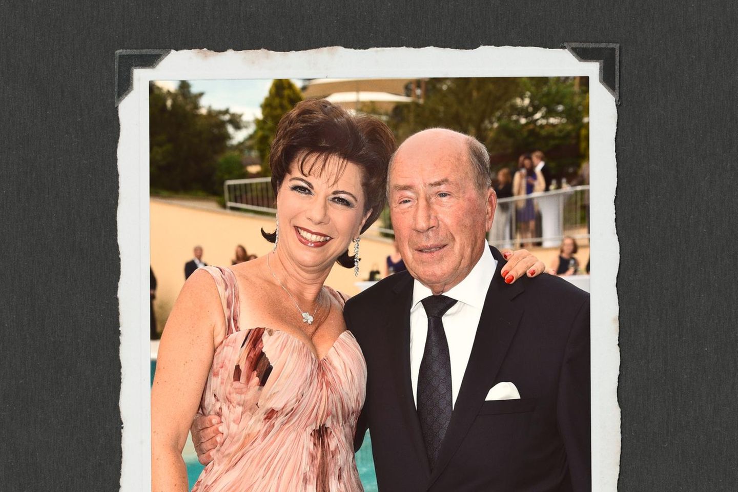 Erwin Müller und seine zweite Frau Anita; verheiratet seit 2006