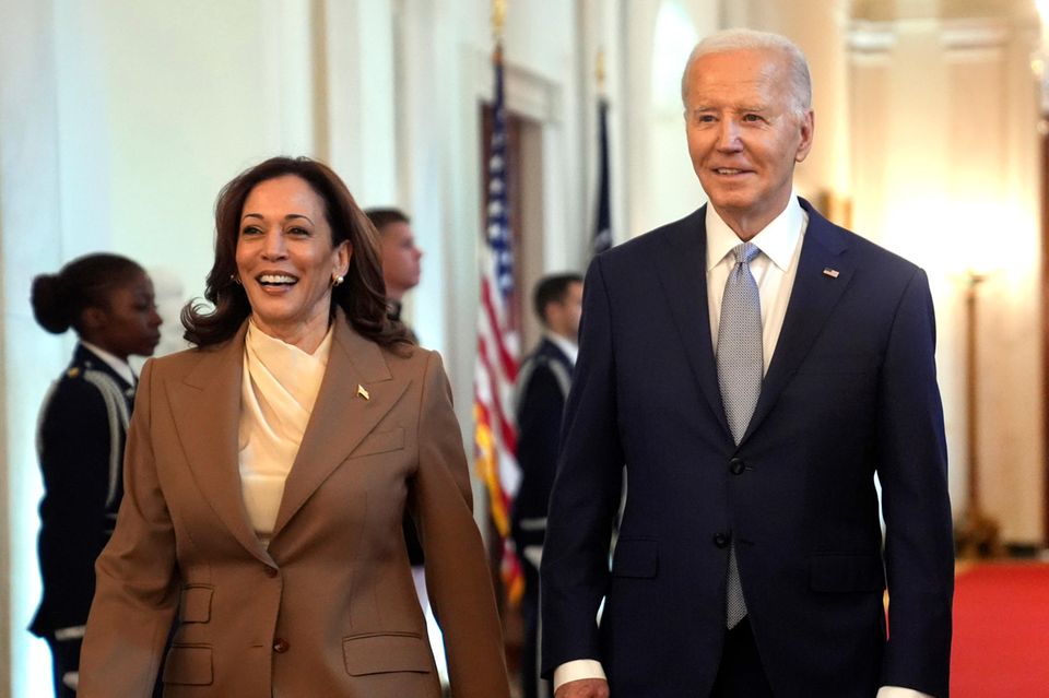 Kamala Harris und Joe Biden
