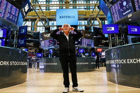 Trader Peter Tuchmann in der New Yorker Börse NYSE
