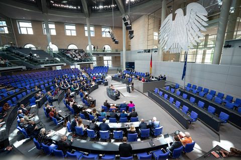 Plenarsaal des Bundestags