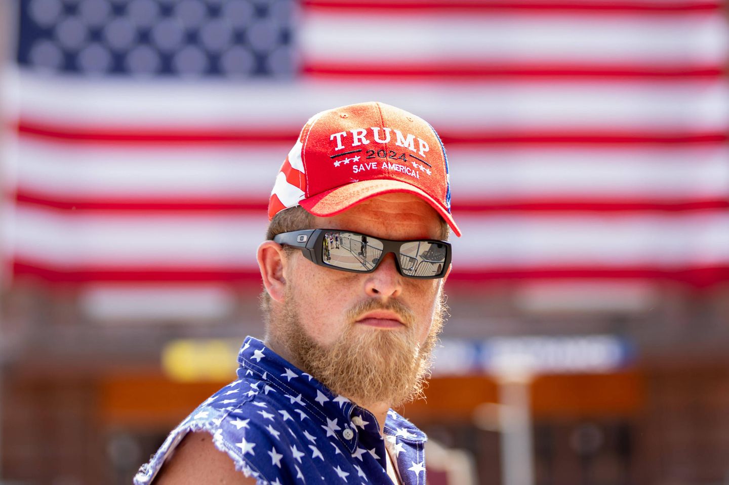 Trump-Anhänger bei einer Wahlkampfveranstaltung