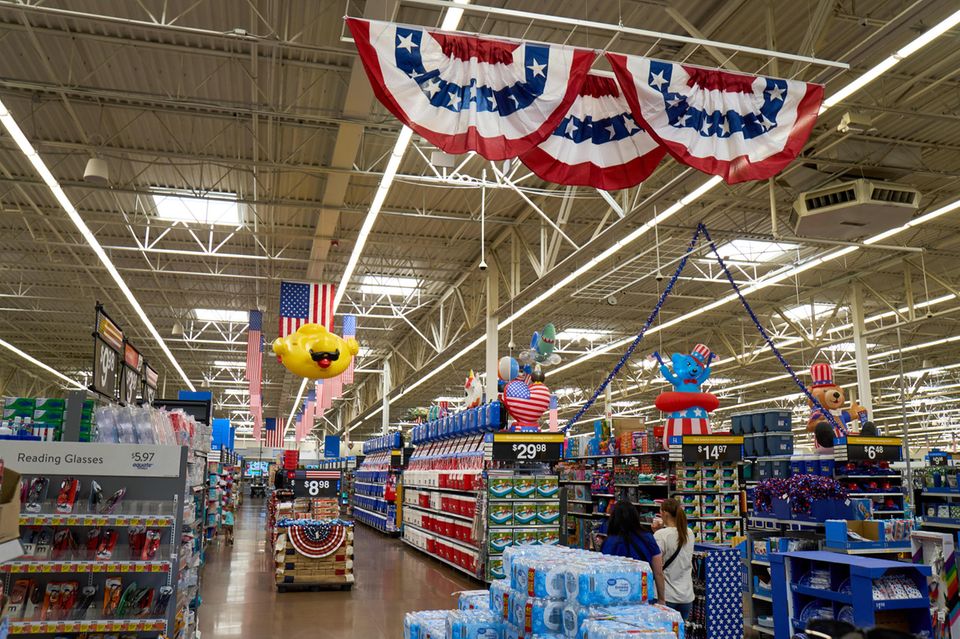 Supermarkt in den USA. Droht der Wirtschaft wirklich eine Rezession?