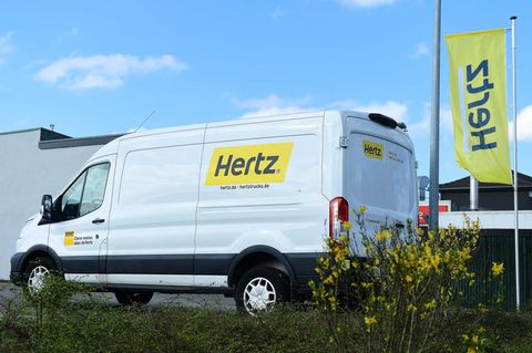 Hertz ist eine der größten Autovermietungen der Welt