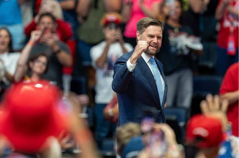 J.D. Vance Mitte Juli auf dem Parteitag der Republikaner