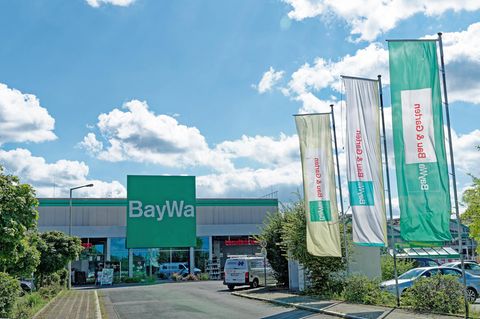 Der Agrarhändler Baywa betreibt auch Märkte wie hier in Nürnberg