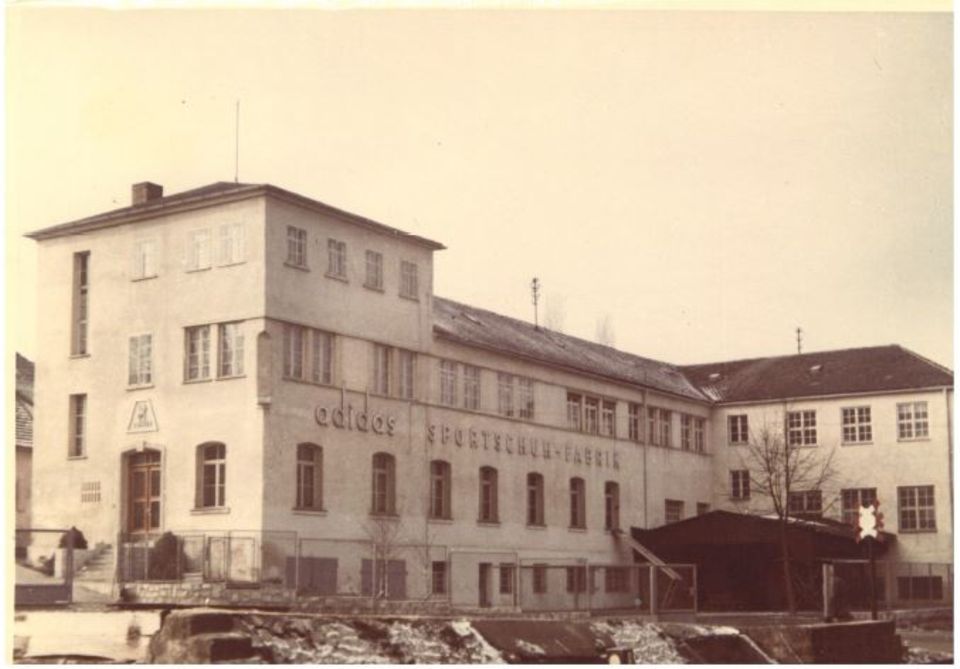 Adidas-Fabrik in den 1950er Jahren