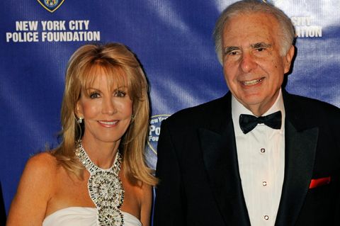 Carl Icahn 2010 mit seiner Frau Gail in New York