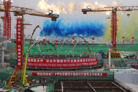 Neuer AKW-Meiler in der chinesischen Metropole Lianyungang