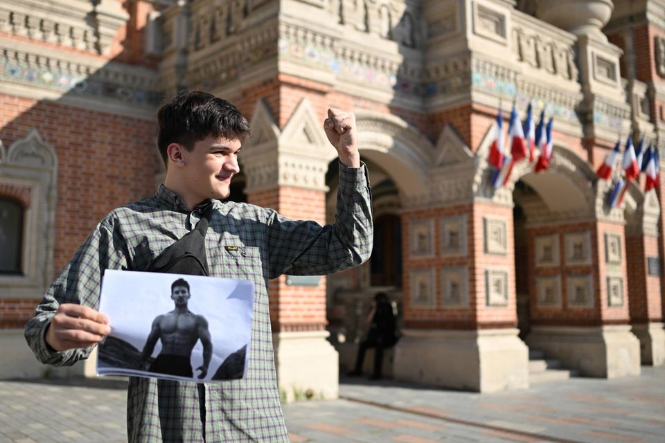 Protest für die Freilassung von Telegram-Gründer Pawel Durow